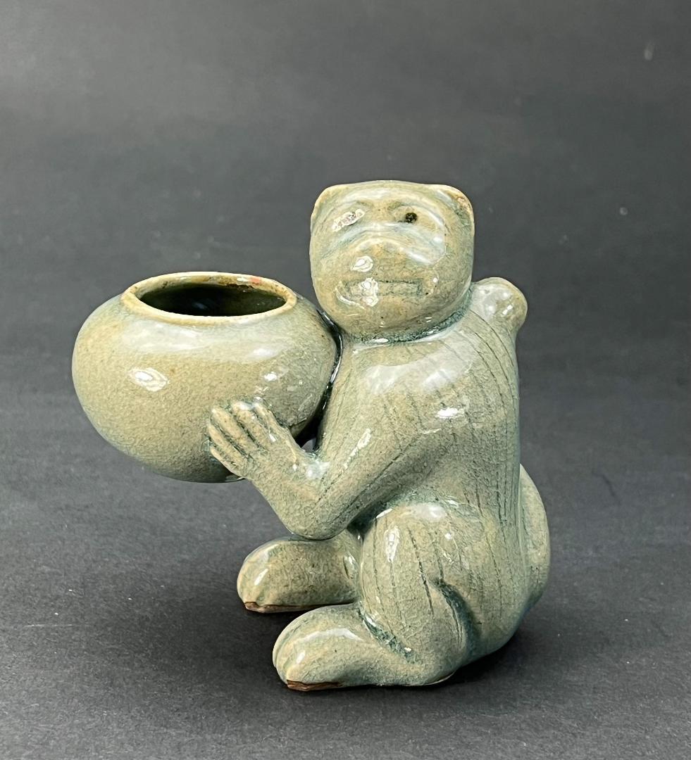 高麗青磁猿香炉