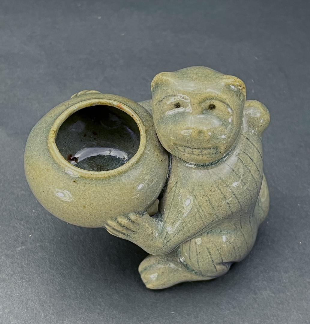 高麗青磁猿香炉