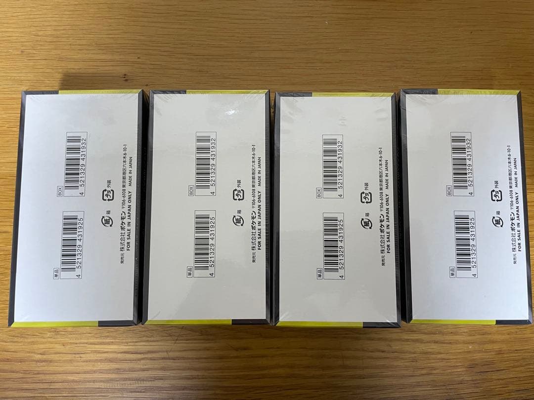 ポケモンカードゲーム MEGA ドリームEX 4BOX シュリンク付き