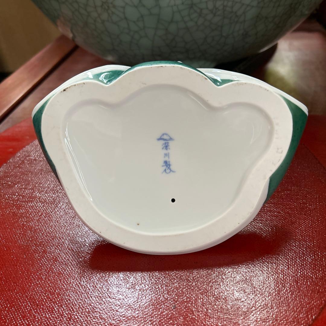 深川製磁　置物　人形