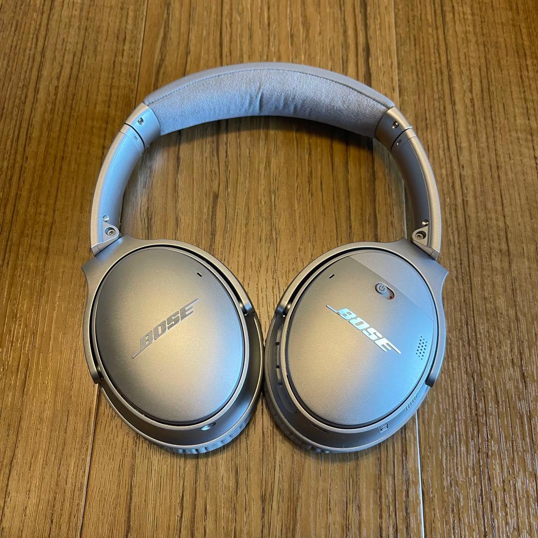 良品！BOSE QUIETCOMFORT35 シルバー ボーズ ヘッドホン