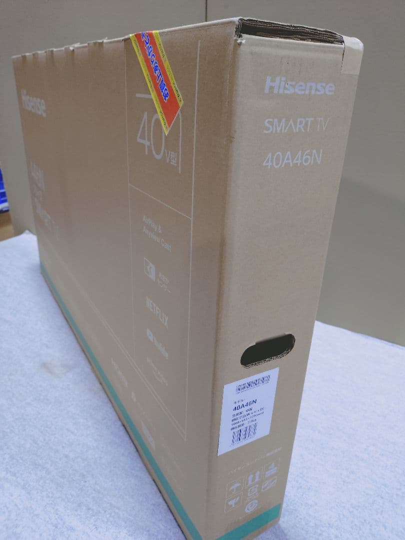Hisense A46N 40インチ スマートテレビ 本体