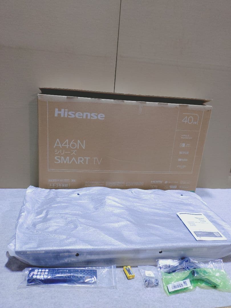 Hisense A46N 40インチ スマートテレビ 本体