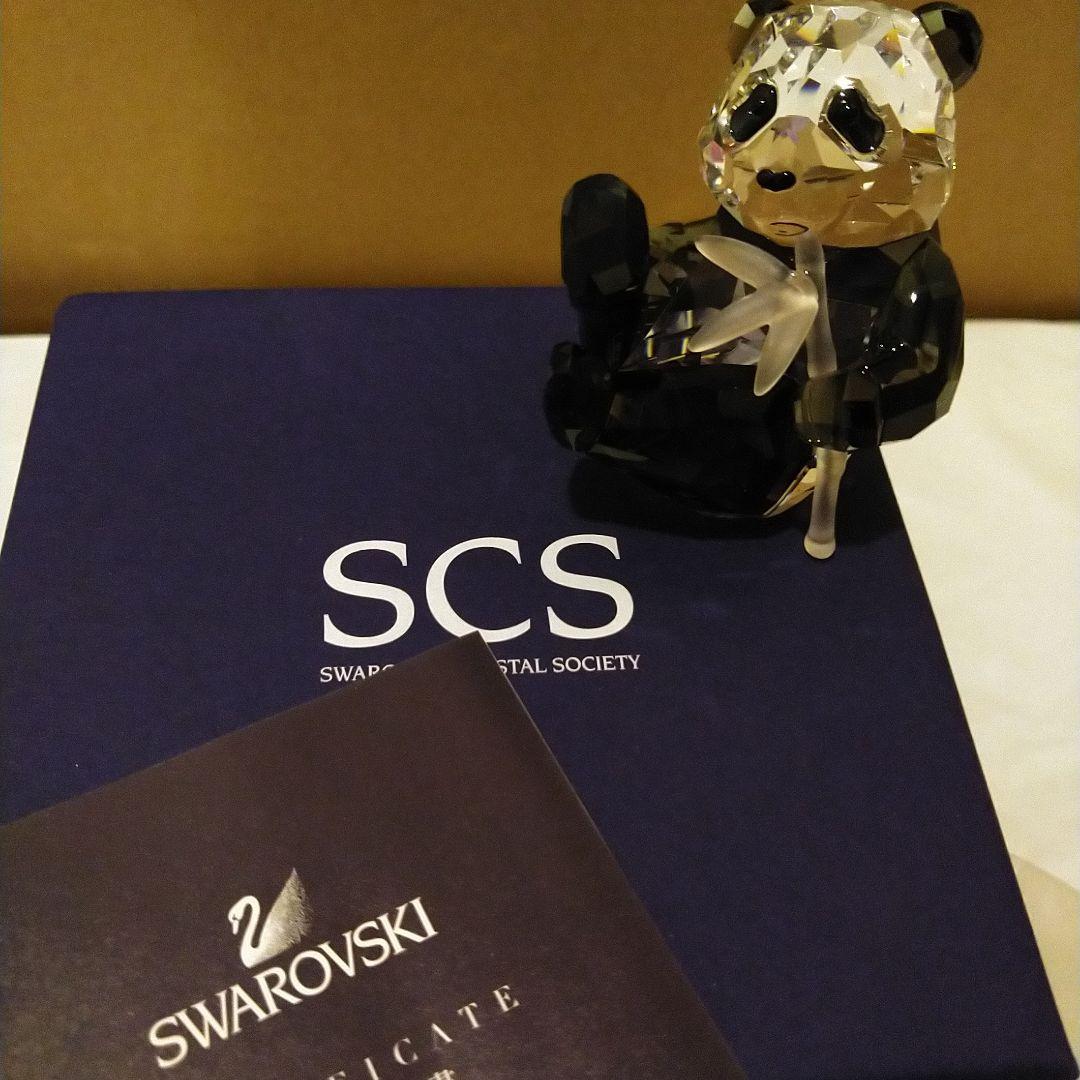 Swarovski パンダフィギュア クリスタル