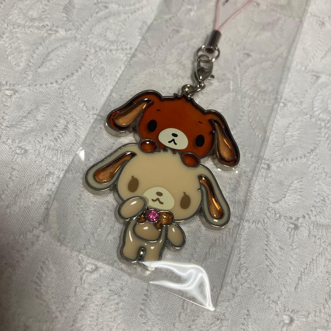 希少！新品　サンリオ　シュガーバニーズ　クリアマスコットストラップ　2006年