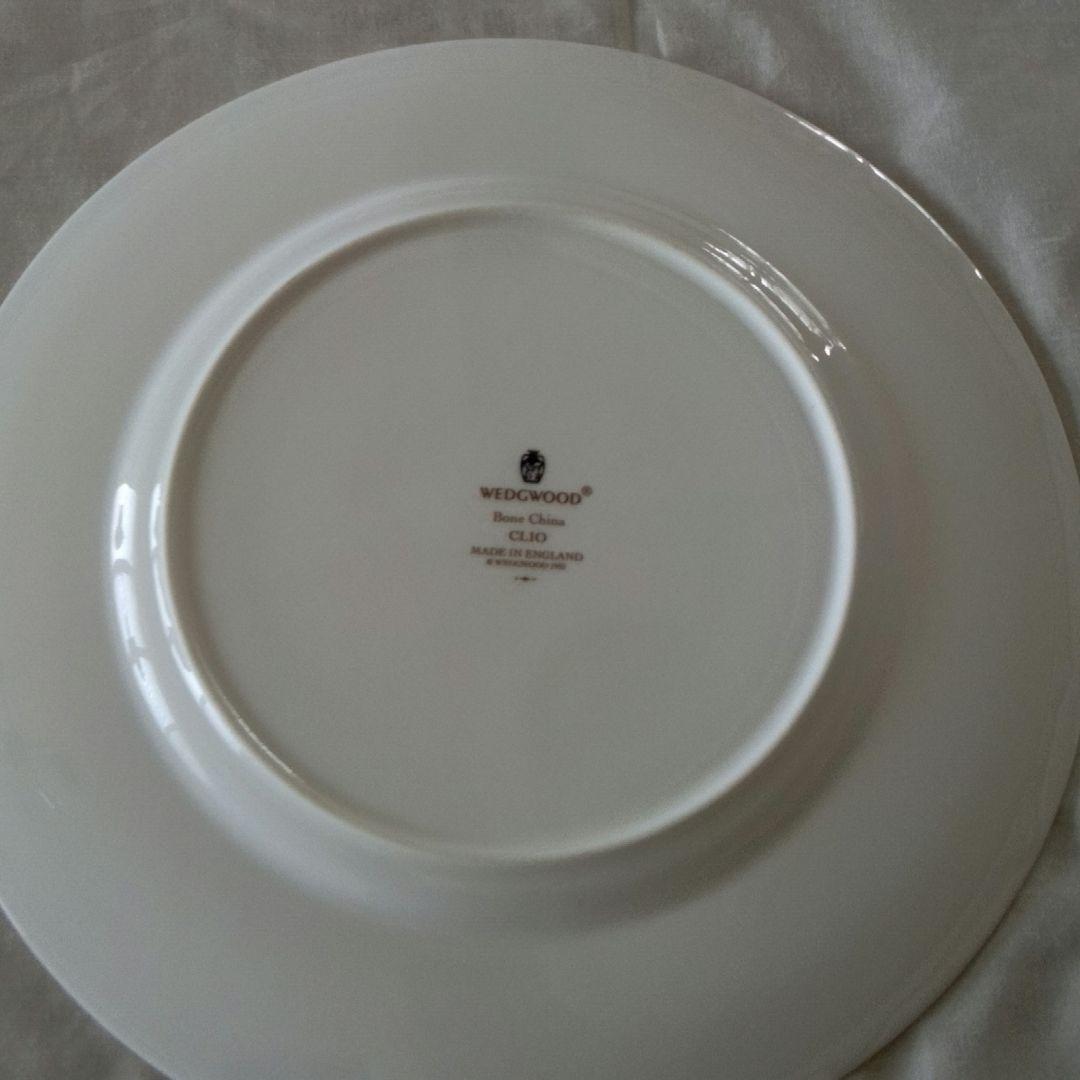 ウェッジウッド　クリオ　ディナー プレート6枚セット　27㎝黒壺マーク 未使用