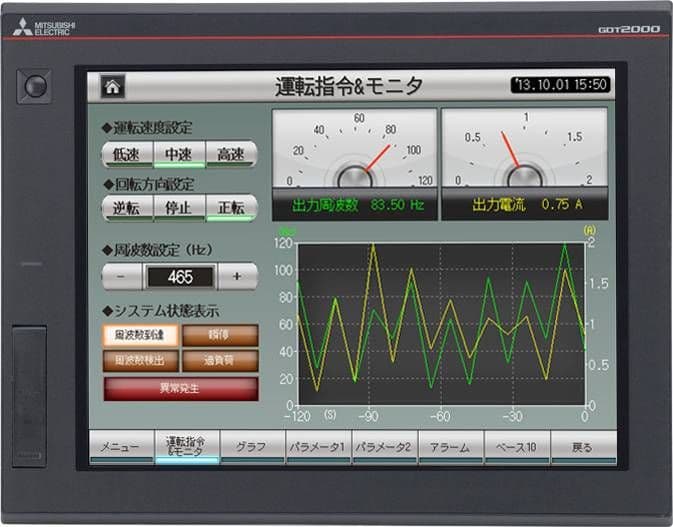 三菱電機 GT2712-STBA GOT2000 (AC100-240V)