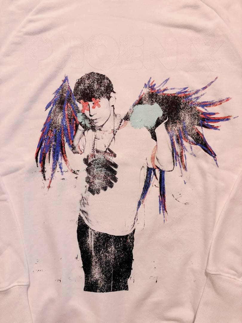 【新品】TAKUYA∞ PHOENIXパーカー(サイズ2 ホワイト)＋ステッカー