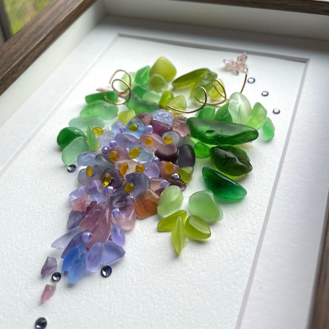 シーグラスアート　おんじ様♡ リクエスト