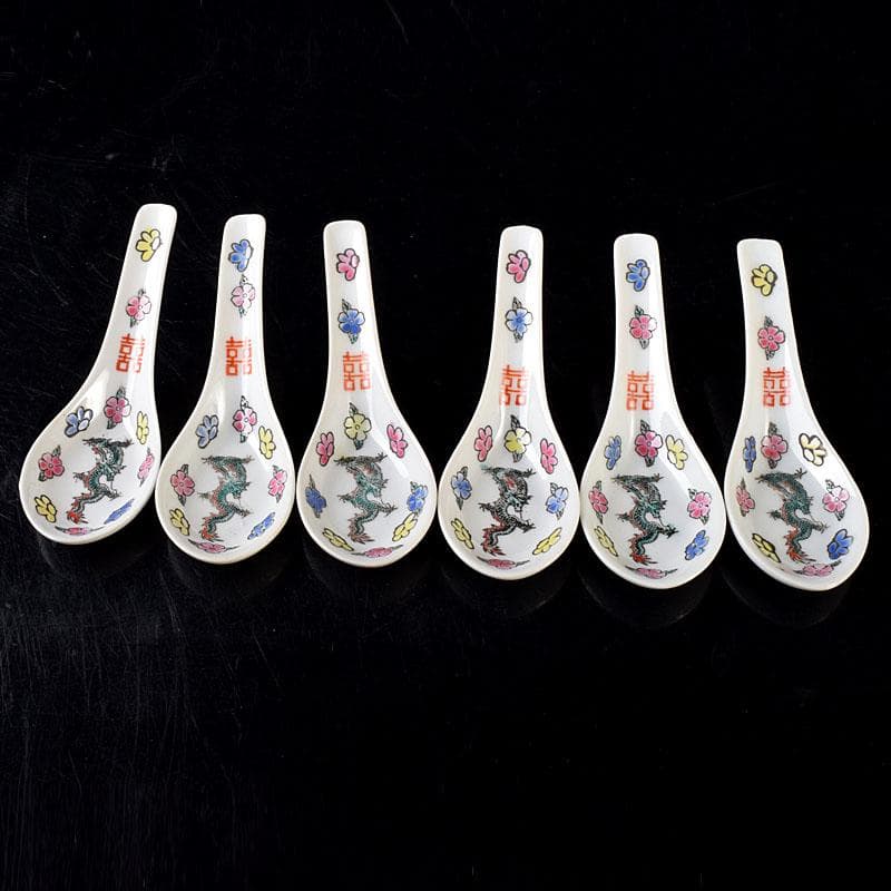 中国　景徳鎮　龍花文　レンゲ　30点まとめて　Ｃ　7349