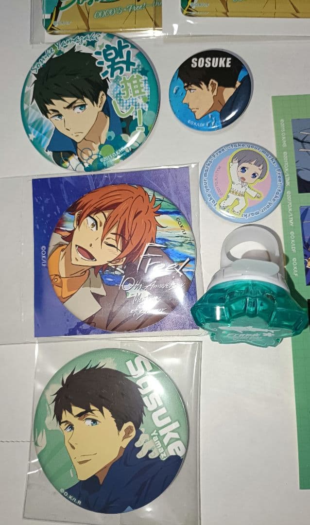 Free!グッズセット　缶バッジコースターカードCD宗介