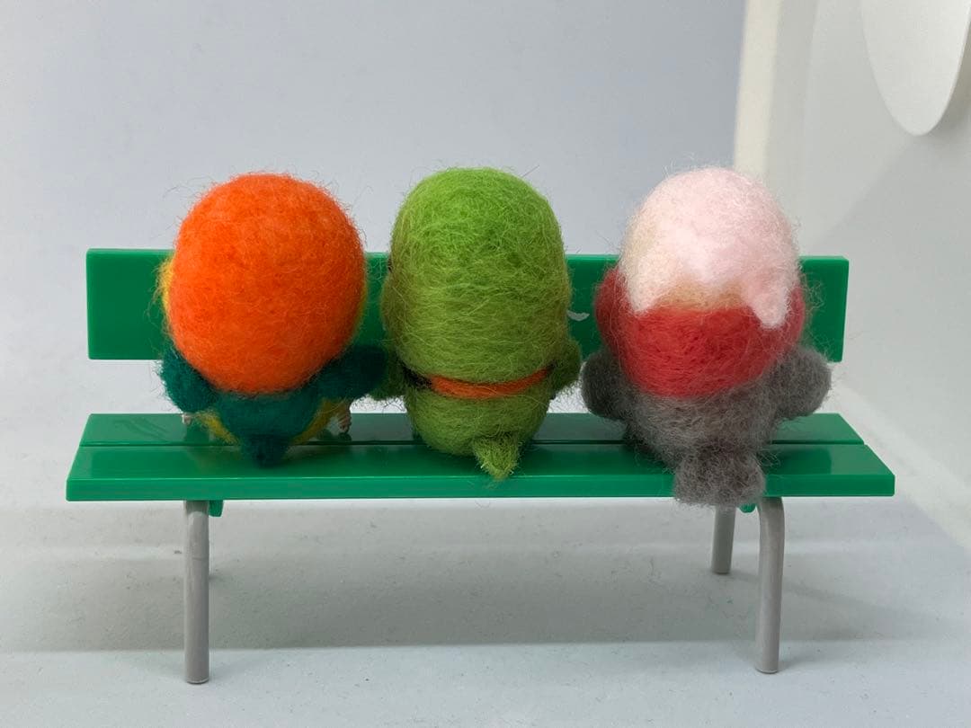専用　羊毛フェルト　ハンドメイド　インコBOX