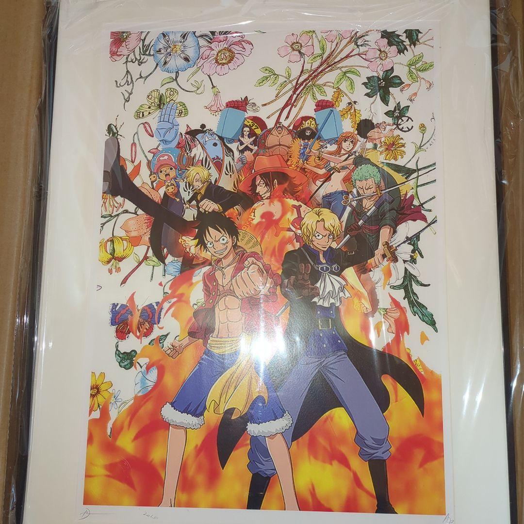 【貴重】【限定】『ワンピース』DEATH NYC 額付き 現代アートポスター