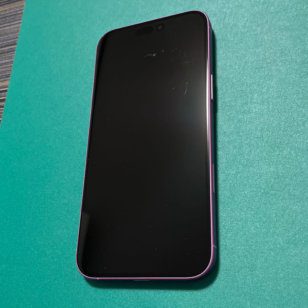 【中古】iPhone 16 Plus ピンク 128 バッテリー100% ①