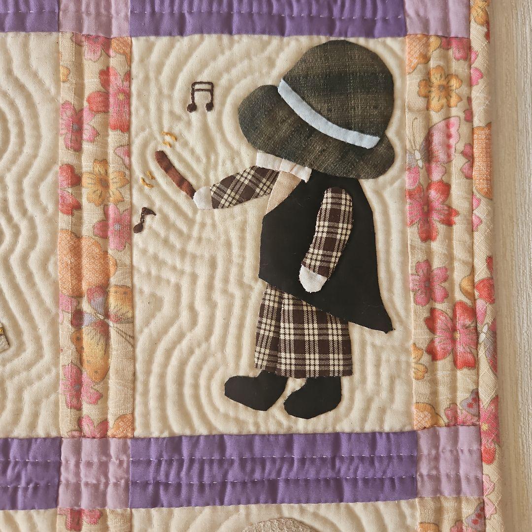 ✨スーちゃんとビリー君の楽しい音楽会✨ パッチワークタペストリー