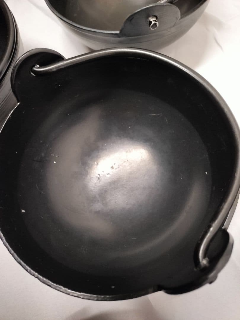 中古　アルミ 1人用 いろり鍋 色々付きセット