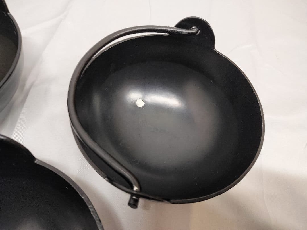 中古　アルミ 1人用 いろり鍋 色々付きセット