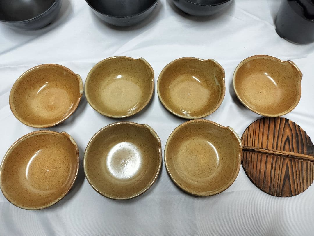 中古　アルミ 1人用 いろり鍋 色々付きセット