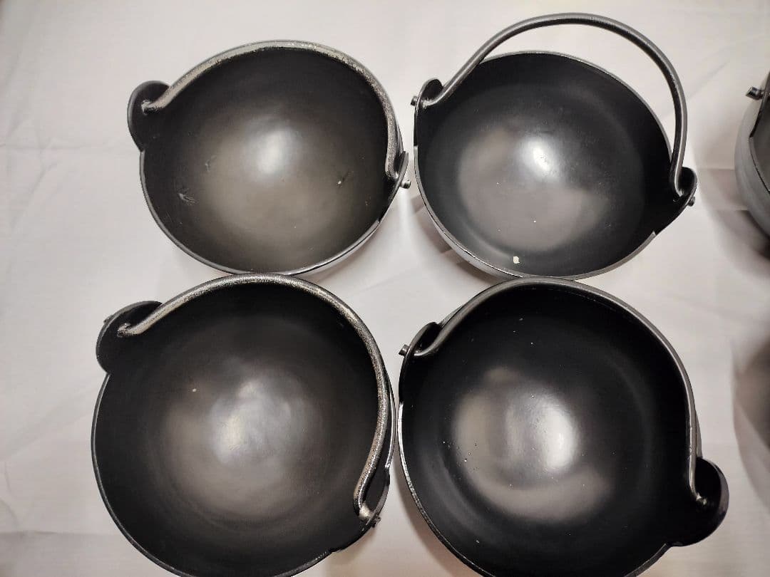 中古　アルミ 1人用 いろり鍋 色々付きセット