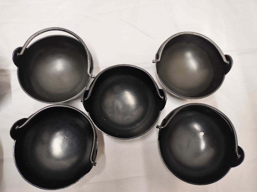 中古　アルミ 1人用 いろり鍋 色々付きセット