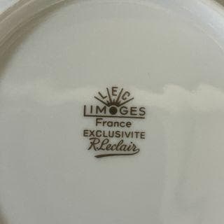 LEC　LIMOGE　リモージュ　ケーキプレート　4枚セット