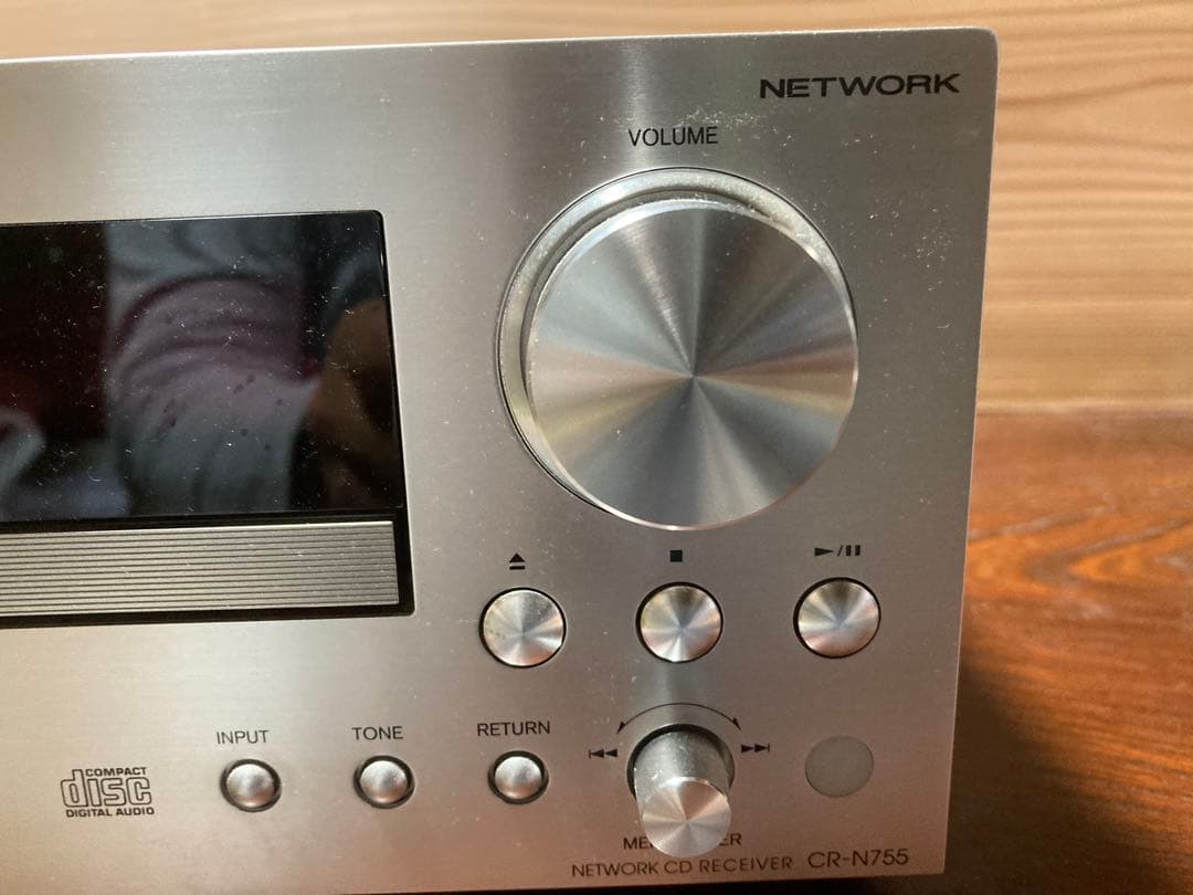 ONKYO ミニコンポ ネットワーク機能 シルバー CR-N755