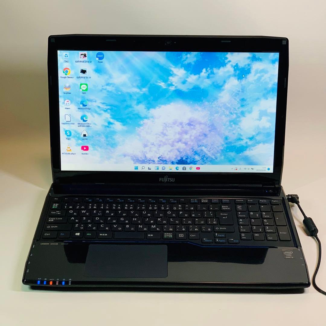 薄型✨Bluetooth✨SSD✨16GB✨15.6インチ✨黒✨ノートパソコン