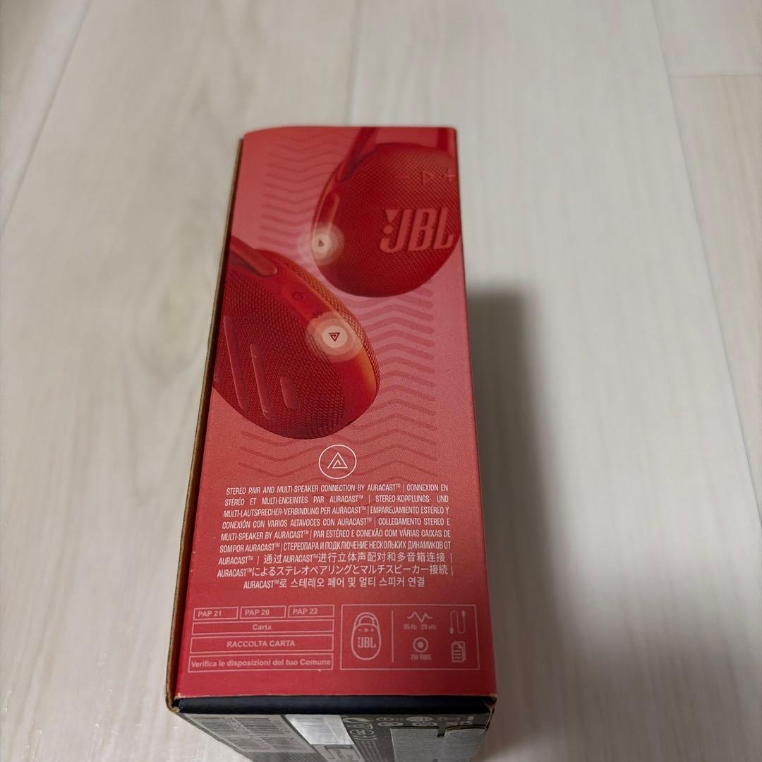 JBL CLIP5 ワイヤレススピーカー　red