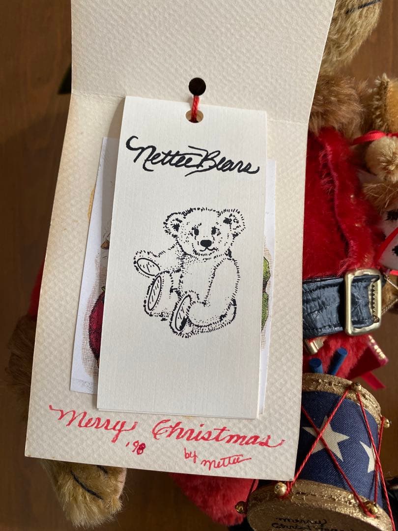 Nettee Bears アーティストベア 海外 テディベア クリスマス
