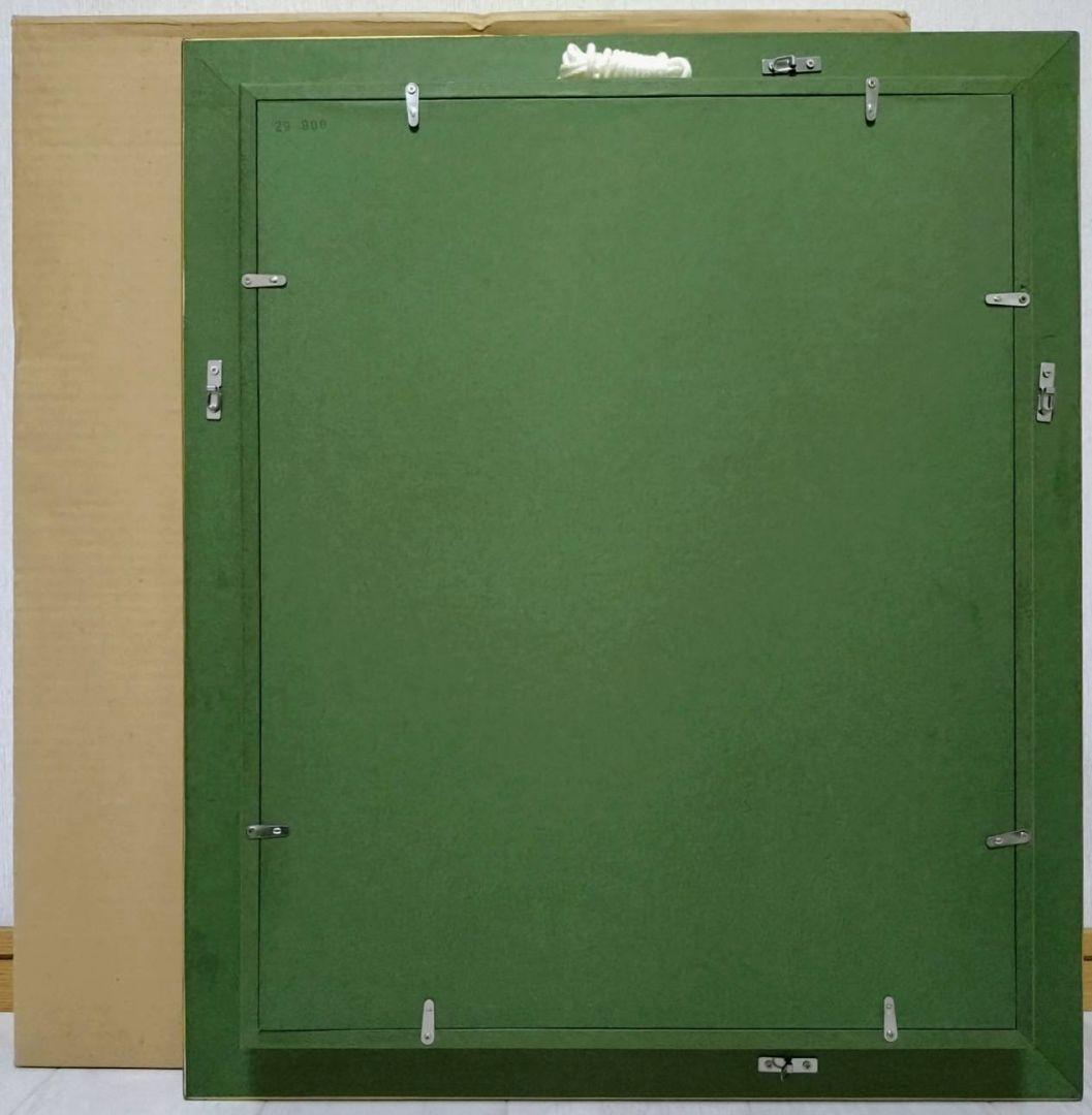 【F6号】髙島野十郎【蝋燭】手描き作品/表裏サイン有り/油彩/油絵/額縁/額装