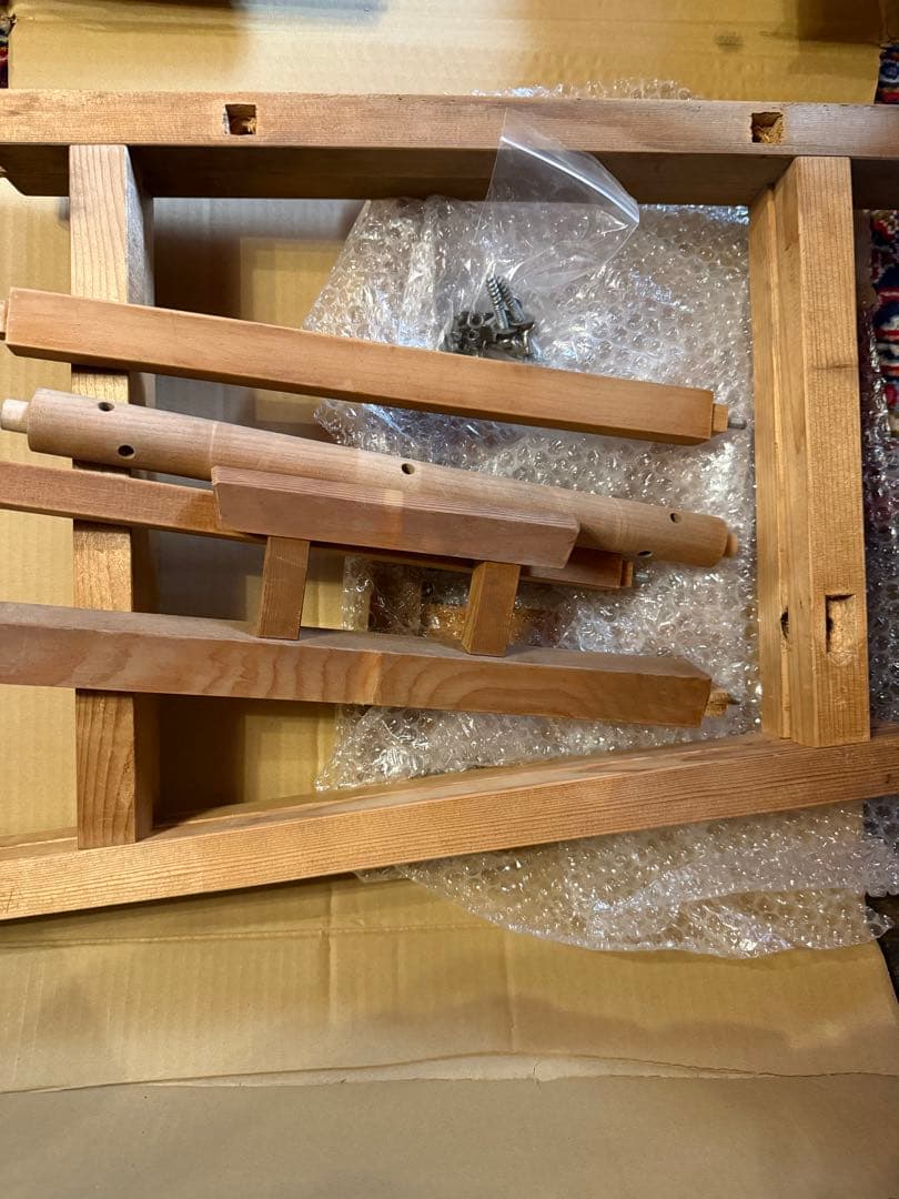 綾竹台　組紐台　羽6枚　組立式でコンパクトになります