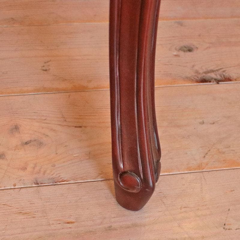 カウンターチェア ブラウン 猫脚 椅子 アンティーク調 635-177