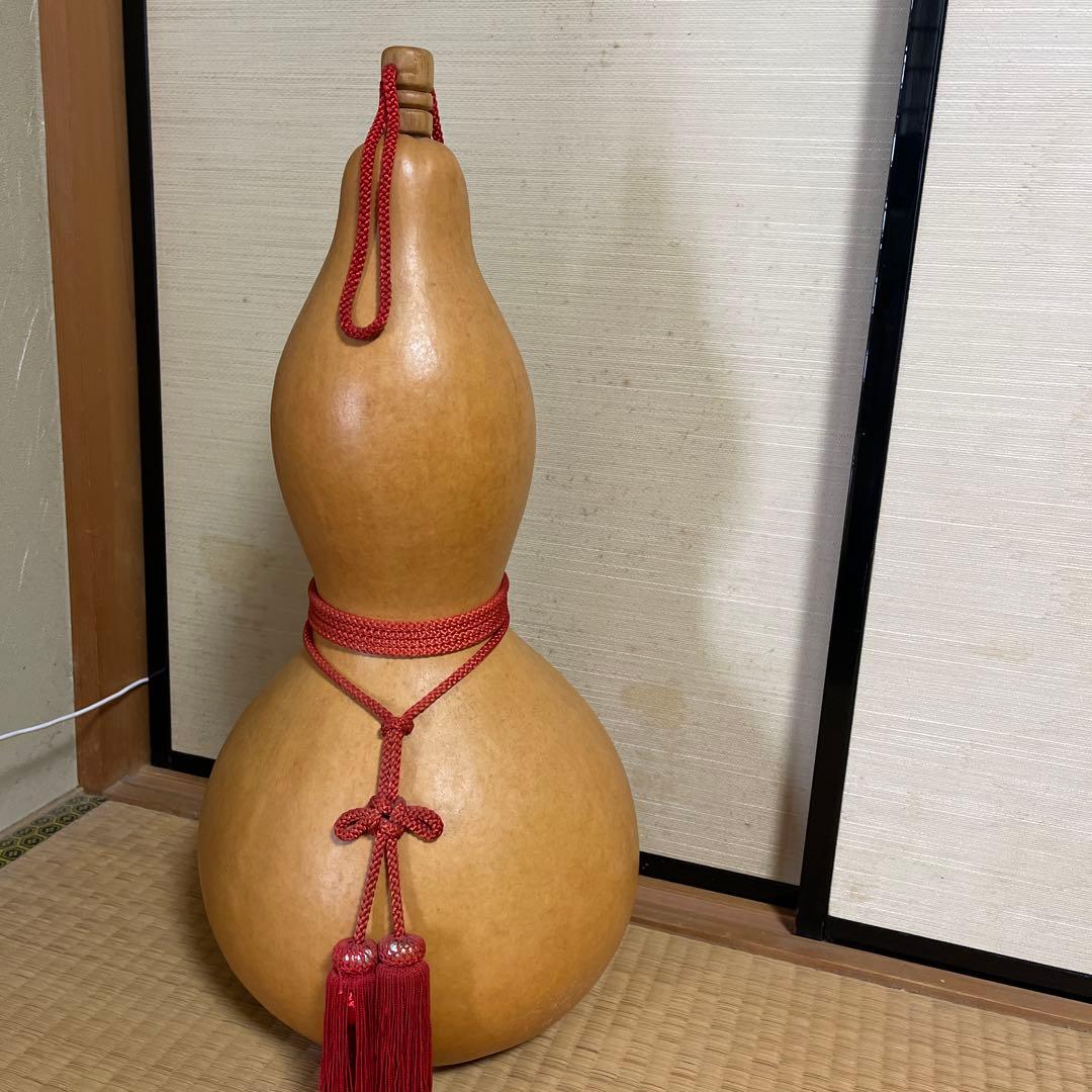 ひょうたん　置物　大小2個セット