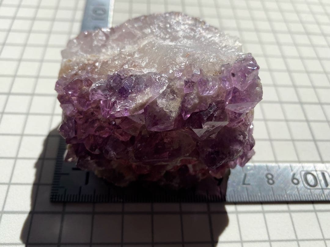 レア✸ リバーシブル アメジスト 両面結晶　紫水晶天然石 アメシストクラスター