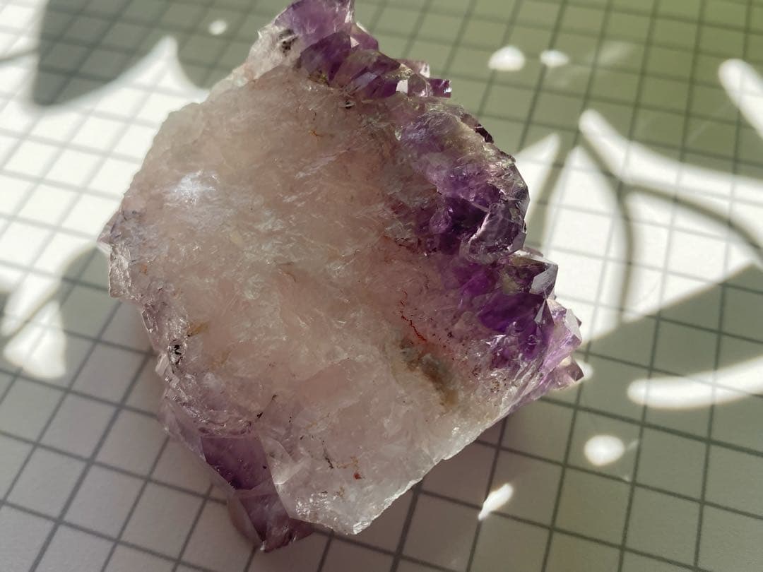 レア✸ リバーシブル アメジスト 両面結晶　紫水晶天然石 アメシストクラスター