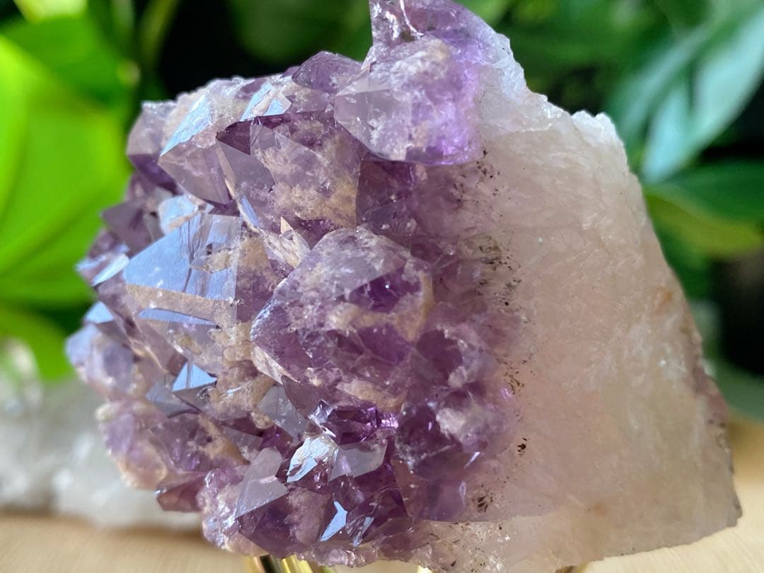レア✸ リバーシブル アメジスト 両面結晶　紫水晶天然石 アメシストクラスター