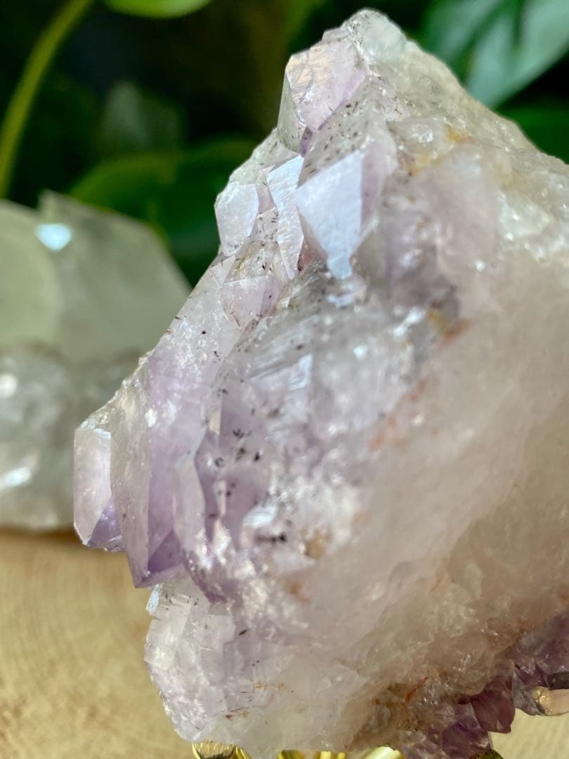 レア✸ リバーシブル アメジスト 両面結晶　紫水晶天然石 アメシストクラスター