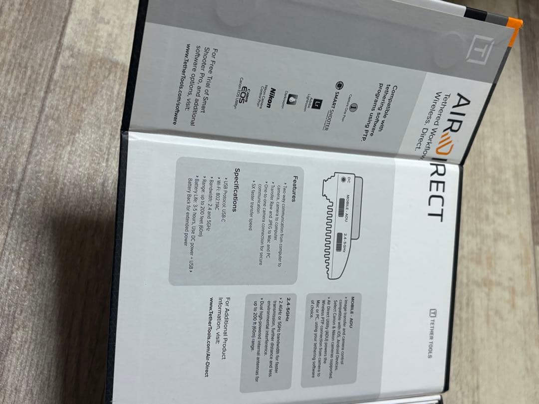 Tether Tools Air Direct ワイヤレステザーリングシステム