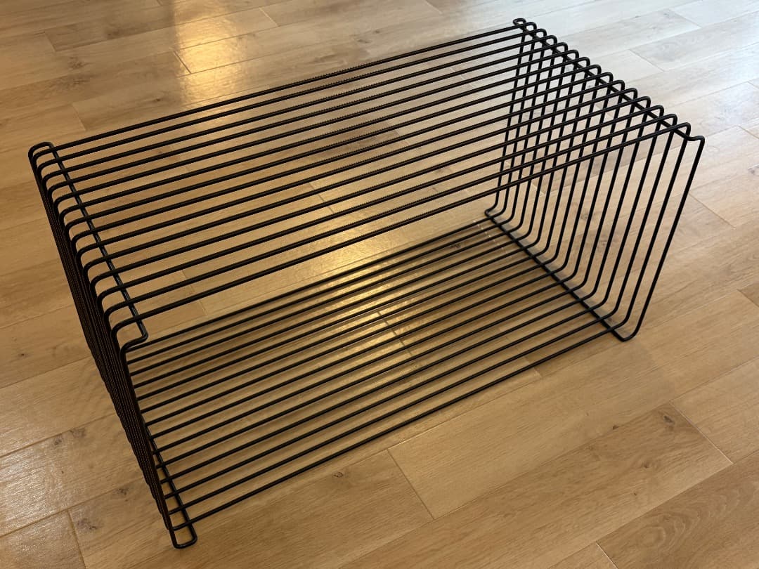 スチールラック・メタルラック Montana Panton Wire Shelf Double Black