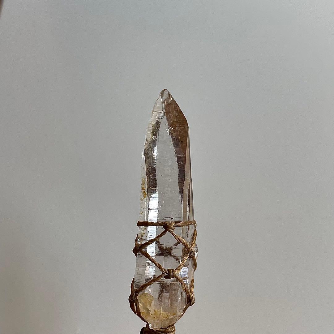 ヒマラヤ水晶 ガネッシュヒマール ＊ マクラメペンダント ネックレス 58