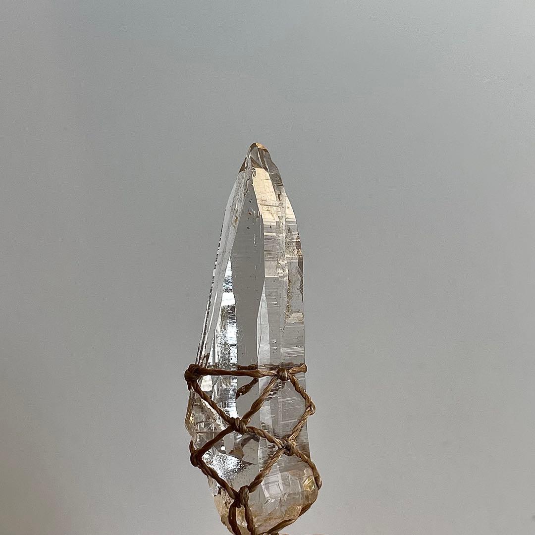 ヒマラヤ水晶 ガネッシュヒマール ＊ マクラメペンダント ネックレス 58