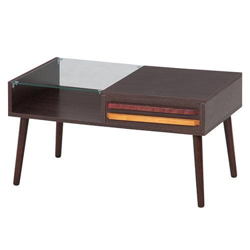 《新品・送料無料》リビングテーブル オスロ ダークブラウン