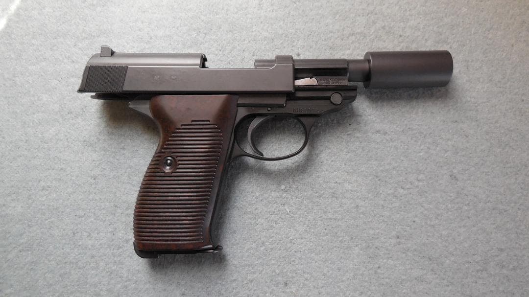 マルゼン　ワルサーP38　ac41+サイレンサー3本　銃含む　カスタム品