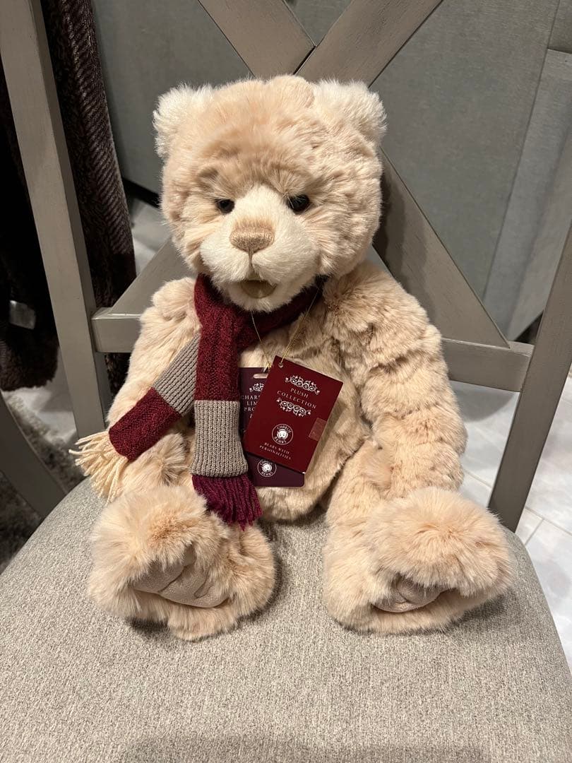 チャーリーベアーズ　世界1000体限定バニラプティング