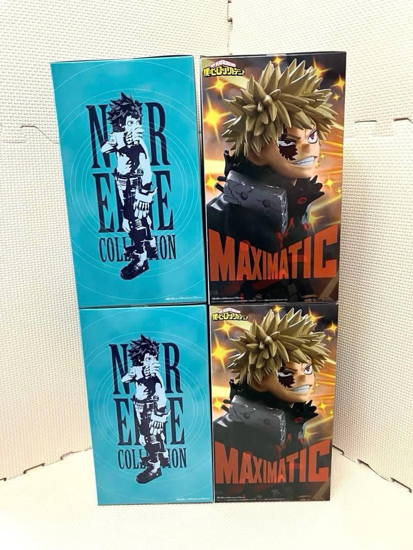 僕のヒーローアカデミア 緑谷出久 爆豪勝己 フィギュア 4体セット