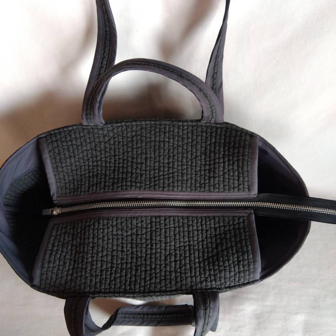 ☆トートバッグ Wハンドル☆ ダークグレー ヌビバッグ