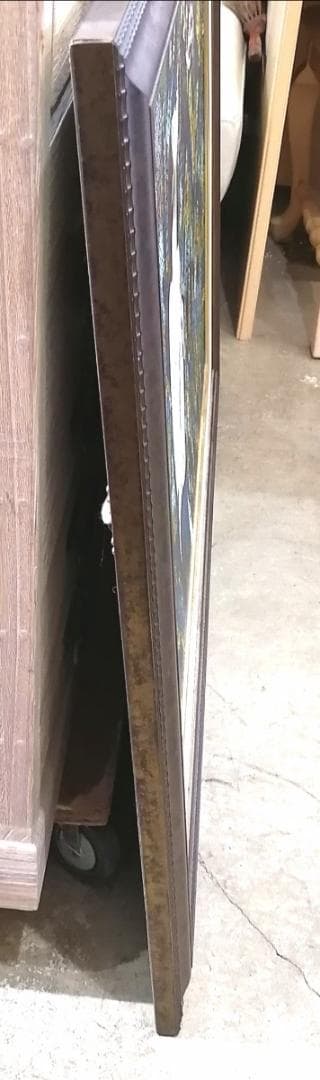 i□ 【蔵出】真作 Xia Zhen 美人画 油彩 肉筆 サイン 額装 中国美術