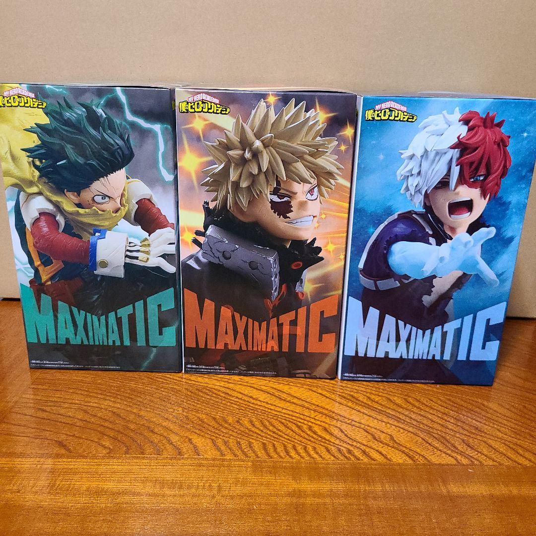 僕のヒーローアカデミア MAXIMATIC 緑谷出久 爆豪勝己 轟焦凍 セット