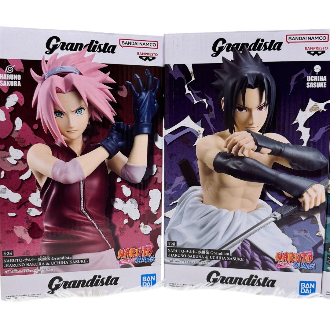 Grandist ナルト サスケ サクラ 忍界造形列伝 ミナト ボルト 5体