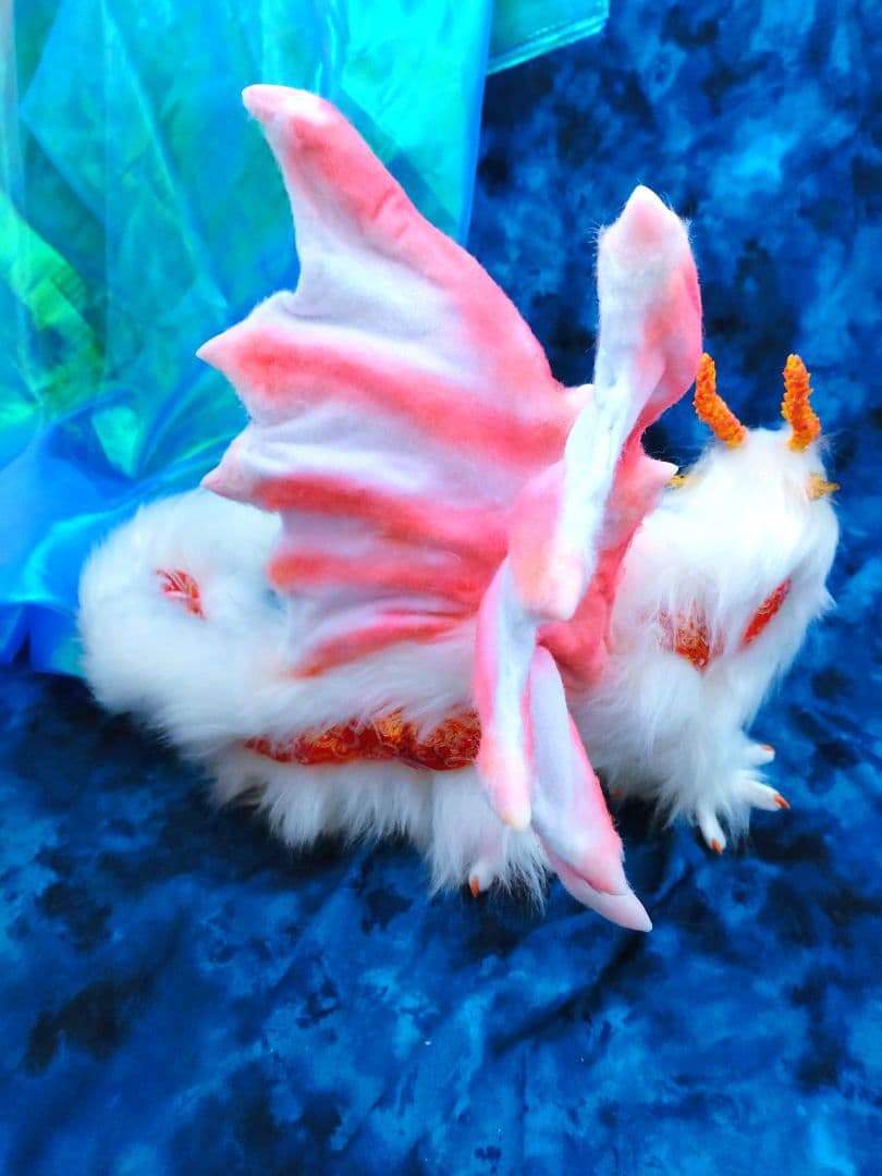 妖精翼龍アートドール ハンドメイドぬいぐるみ 龍 ドラゴン 神龍 幻獣 蓄光龍神